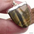 Pendentif moderne Oeil de faucon - Bijoux en Oeil de Faucon