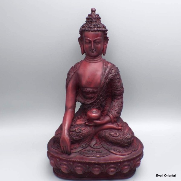Grande Statuette Bouddha rouge Amitabha 27 cm Statuettes Bouddhistes STARB1.3