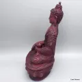 Grande Statue Bouddha rouge Amitabha 27 cm - Statuettes bouddhistes tibétaines artisanales