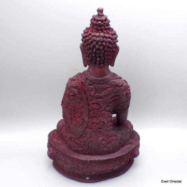 Grande Statuette Bouddha rouge Amitabha 27 cm Statuettes Bouddhistes STARB1.3
