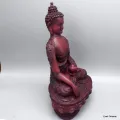 Grande Statue Bouddha rouge Amitabha 27 cm - Statuettes bouddhistes tibétaines artisanales