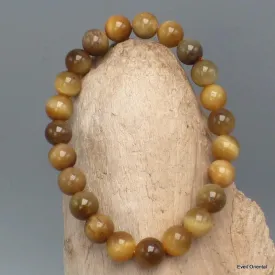 Bracelet mala tibétain en Oeil de Chat - Bracelet en perles et Pierres naturelles