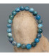Bracelet mala tibétain en Apatite bleue Bracelet Mala tibétain BRAM21