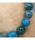 Bracelet mala tibétain en Apatite bleue Bracelet Mala tibétain BRAM21