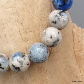 Bracelet mala tibétain Jaspe K2 - Bracelet en perles et Pierres naturelles