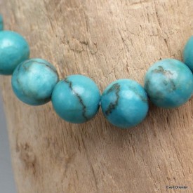 Bracelet mala tibétain Turquoise africaine Bracelet Mala tibétain BRAM30
