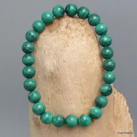 Bracelet mala tibétain en Malachite - Bracelet en perles et Pierres naturelles