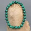 Bracelet mala tibétain en Malachite - Bracelet en perles et Pierres naturelles