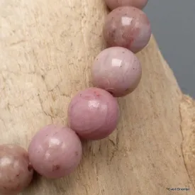 Bracelet mala tibétain en Rhocochrosite - Bracelet en perles et Pierres naturelles