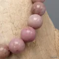 Bracelet mala tibétain en Rhocochrosite - Bracelet en perles et Pierres naturelles