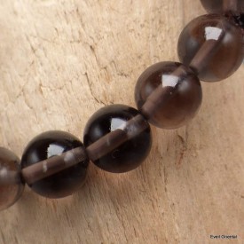 Bracelet mala tibétain Quartz fumé Bracelet Mala tibétain BRAM35