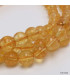 Collier mala tibétain en Citrine Mala tibétain 108 perles MADP50