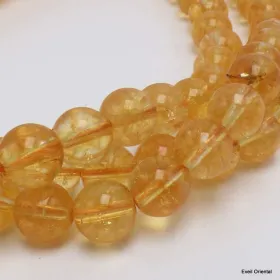 Mala tibétain en Citrine naturelle - Mala tibétain 108 perles