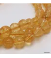 Mala tibétain en Citrine naturelle - Mala tibétain 108 perles