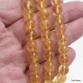 Collier mala tibétain en Citrine Mala tibétain 108 perles MADP50
