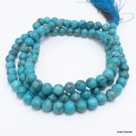 Mala tibétain en Turquoise Africaine - Mala tibétain 108 perles