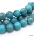 Collier mala tibétain en Turquoise Africaine Mala tibétain 108 perles MADP51