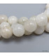 Collier mala tibétain Pierre de lune blanche Mala tibétain 108 perles MADP52