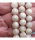 Collier mala tibétain Pierre de lune blanche Mala tibétain 108 perles MADP52