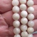 Collier mala tibétain Pierre de lune blanche Mala tibétain 108 perles MADP52