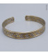 Bracelet tibétain 2 torsades cuivre et laiton Bracelets tibétains bouddhistes BTA7