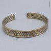 Bracelet tibétain 2 torsades cuivre et laiton Bracelets tibétains bouddhistes BTA7
