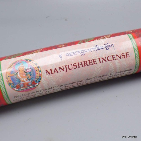 Encens tibétain Manjushri boite rigide Encens tibétains, accessoires ZT302