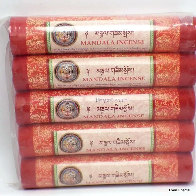Encens tibétain Mandala - Ancrage et centrage - Encens tibétains, accessoires