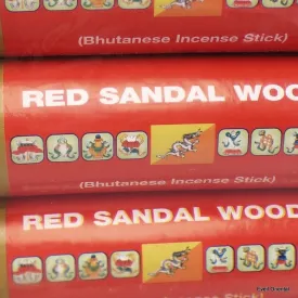 Encens bhoutanais Bois de santal rouge  - Objets rituels bouddhistes