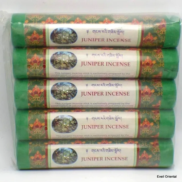 Encens tibétain pour ancrage et purification - Juniper - Objets rituels bouddhistes