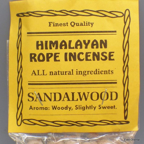 Encens tibétain cordelette Bois de santal Encens tibétains, accessoires ENC310