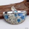 Pendentif Jaspe K2 et pierre de lune Pendentifs pierres naturelles PU73.6