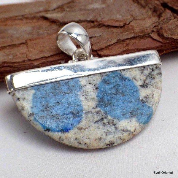 Pendentif Jaspe K2 et pierre de lune Pendentifs pierres naturelles PU73.6