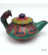 Petite Théière tibétaine en pierres authentiques Artisanat tibétain bouddhiste TH10