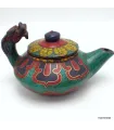 Petite Théière tibétaine en pierres authentiques - Artisanat tibétain bouddhiste