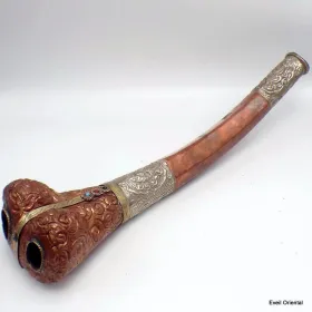 Rare Kangling trompette tibétaine en cuivre - Objets rituels bouddhistes