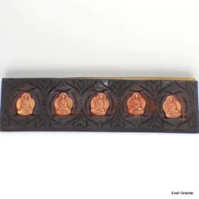 Livre de prières bouddhiste patine antique 28 cm - Livre de prières bouddhistes