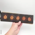Livre de prières bouddhiste patine antique 28 cm - Livre de prières bouddhistes