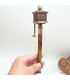 Moulin à prière bouddhiste 21 cm en cuivre Objets rituels bouddhistes 7002
