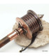 Moulin à prière bouddhiste 21 cm en cuivre Objets rituels bouddhistes 7002