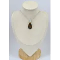 Pendentif goutte en Pietersite fauve - Pendentifs pierres naturelles