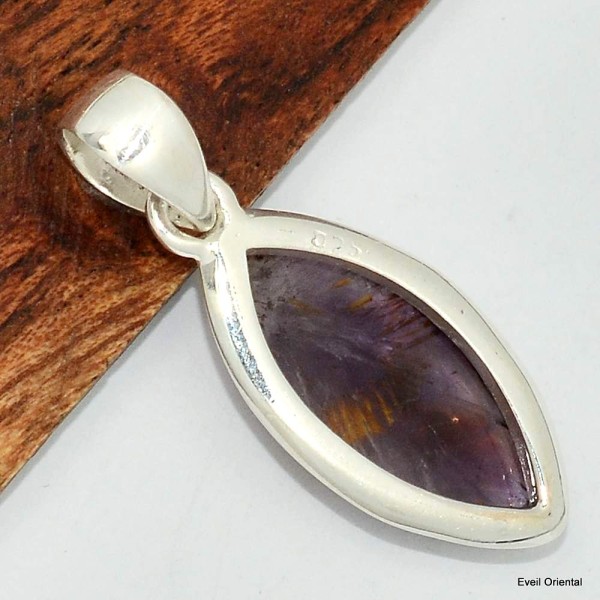 Authentique pendentif Cacochynite Super Seven  Pendentifs pierres naturelles KC121.1