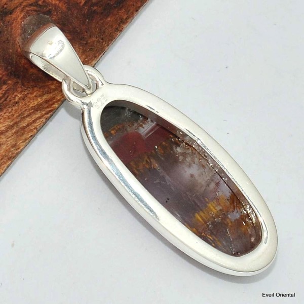 Pendentif Super Seven oval allongé Pendentifs pierres naturelles KC121.3