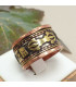 Bague de méditation tibétaine cuivre laiton Bagues tibétaines bouddhistes BTA101