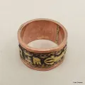 Bague de méditation tibétaine cuivre laiton - Bijoux en Cuivre