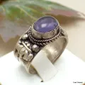 Bague tibétaine AMETHYSTE 55/62+ - Bagues tibétaines bouddhistes
