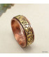 Bague tibétaine tournante Mantra Bagues tibétaines bouddhistes REF 4185