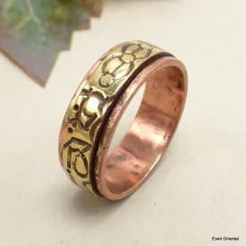 Bague tibétainede méditation tournante Mantra - Bagues tibétaines bouddhistes