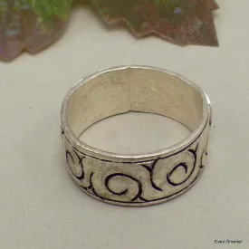 Bague tibétaine pour homme mantra de Chenrezi - Bagues tibétaines bouddhistes