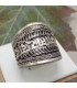 Bague tibétaine filigrane mantra Bagues tibétaines bouddhistes ABT5